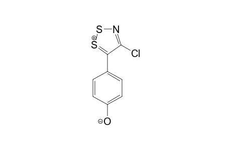 1,2,3-Dithiazol-1-ium, 4-chloro-5-(4-phenoxido)-