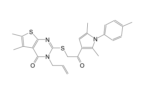 thieno[2,3-d]pyrimidin-4(3H)-one, 2-[[2-[2,5-dimethyl-1-(4-methylphenyl)-1H-pyrrol-3-yl]-2-oxoethyl]thio]-5,6-dimethyl-3-(2-propenyl)-