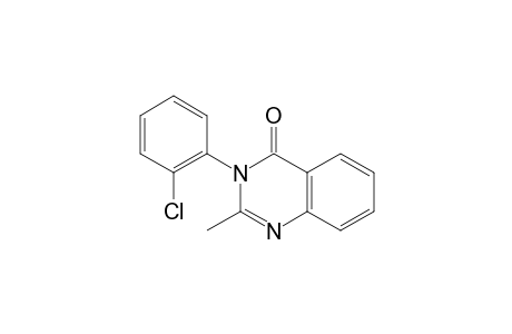 3-(o-CHLOROPHENYL)-2-METHYL-4(3H)-QUINAZOLINONE