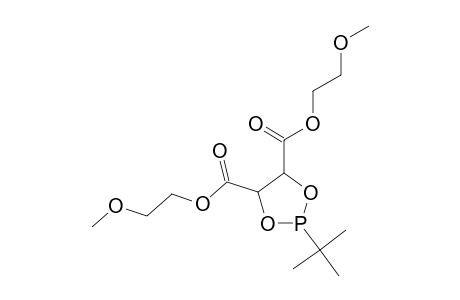 1,3,2-Dioxaphospholane-4,5-dicarboxylic acid, 2-t-butyl-, bis(2-methoxyethyl) ester