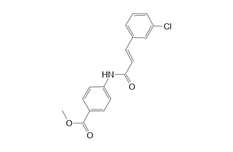 methyl 4-{[(2E)-3-(3-chlorophenyl)-2-propenoyl]amino}benzoate