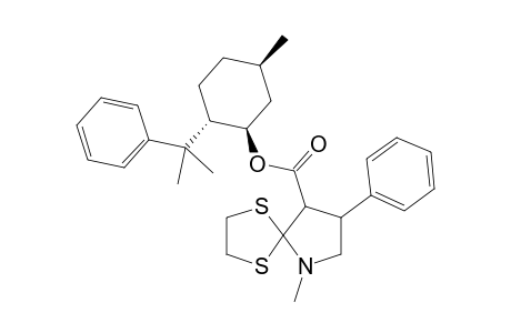 (1R,3R,4S)8-Phenylmenthyl-6-methyl-8-phenyl-1,4-dithia-6-azaspiro[4.4]nonan-9-carboxylate