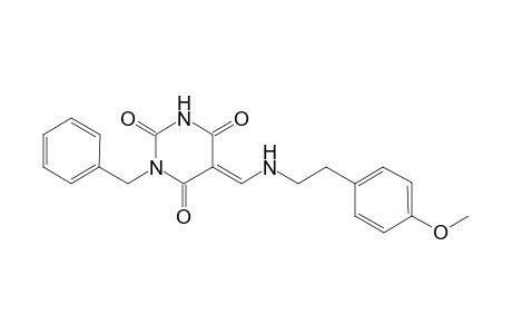 (5E)-1-benzyl-5-({[2-(4-methoxyphenyl)ethyl]amino}methylene)-2,4,6(1H,3H,5H)-pyrimidinetrione