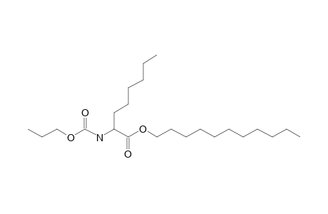 2-Aminocaprylic acid, N-propoxycarbonyl-, undecyl ester