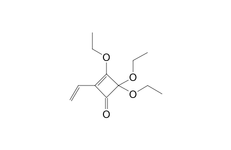 2-Ethenyl-3,4,4-triethoxy-2-cyclobutenone