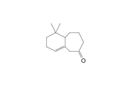 1,1-Dimethyl-1,2,3,5,7,8,9,9a-octahydro-benzocyclohepten-6-one