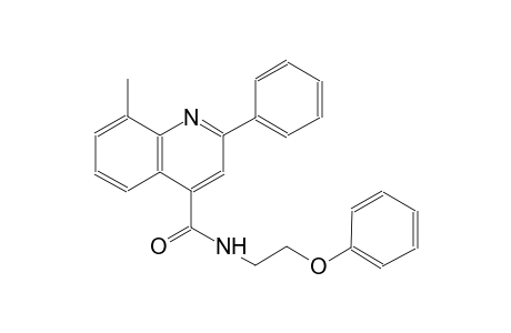 8-methyl-N-(2-phenoxyethyl)-2-phenyl-4-quinolinecarboxamide