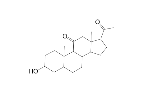 (3-alpha,5-alpha)-3-hydroxypregnane-11,20-dione