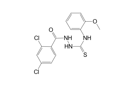 2-(2,4-Dichlorobenzoyl)-N-(2-methoxyphenyl)hydrazinecarbothioamide