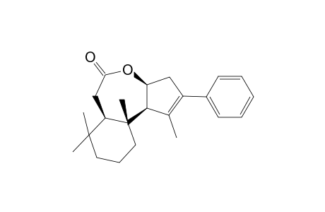 (3aSR,6aRS,10aRS,10bRS)-1,7,7,10a-Tetramethyl-2-phenyl-3,3a,6,6a,7,8,9,10,10a,1-b-decahydro-4-oxabenz[e]azulen-5-one