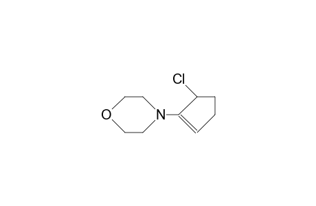 4-(5-CHLORO-1-CYCLOPENTEN-1-YL)MORPHOLINE