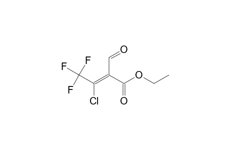 (Z)-ETHYL-3-CHLORO-4,4,4-TRIFLUORO-2-FORMYLBUT-2-ENOATE