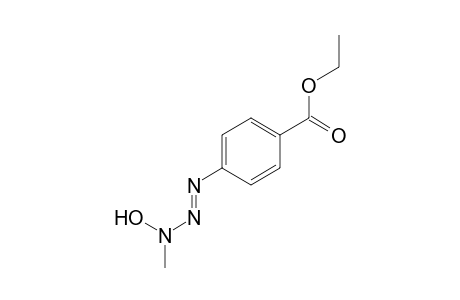 p-(3-Hydroxy-3-methyl-1-triazeno)benzoic acid, ethyl ester