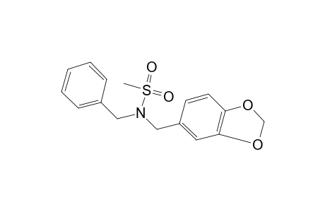 N-benzyl-N-piperonylmethanesulfonamide