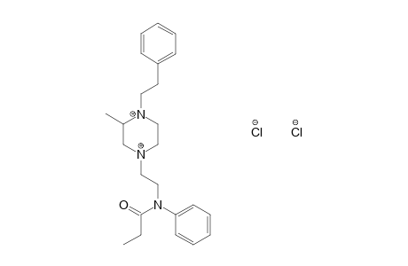 N-[2-(3-methyl-4-phenethyl-1-piperazinyl)ethyl]propionanilide, dihydrochloride