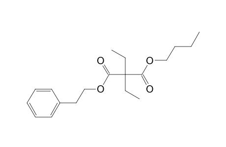 Diethylmalonic acid, butyl phenethyl ester