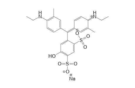 1,3-Benzenedisulfonic acid, 4-[[4-(ethylamino)-3-methylphenyl][4-(ethylimino)-3-methyl-2,5-cyclohexadien-1-ylidene]methyl]-6-hydroxy-, monosodium salt