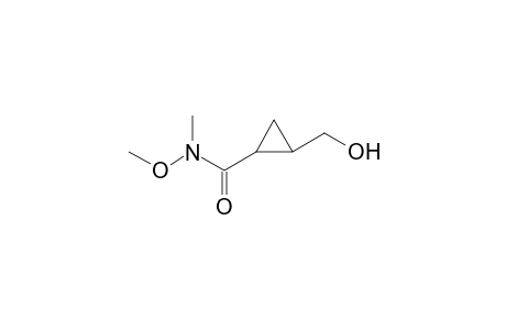 2-(hydroxymethyl)-N-methoxy-N-methylcyclopropanecarboxamide