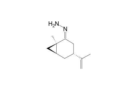 [(1R,4R,6S)-4-Isopropenyl-1-methyl-bicyclo[4.1.0]hept-(2Z)-ylidene]-hydrazine