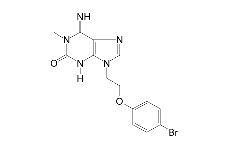 9-[2-(p-bromophenoxy)ethyl]-1-methylisoguanine