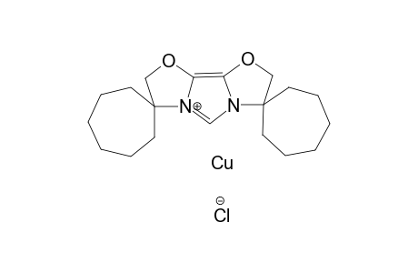 6'.lambda.5-Dispiro[cycloheptane-1,5'-[3,11]dioxa-[6lambda5,8]diazatricyclo[6.3.0.02,6]undecane-9',1''-cycloheptane]-1',6'-dien-6'-ylium copper chloride