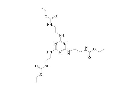 {s-triazine-2,4,6-triyltris(iminoethylene)]tricarbamic acid, triethyl ester