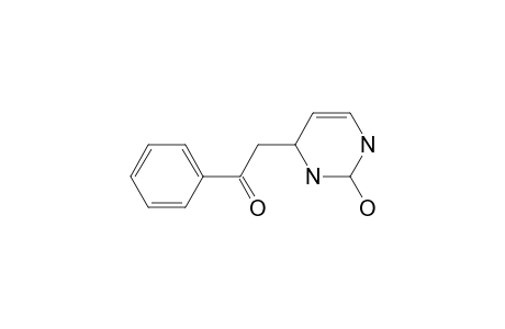 Ethanone, 1-phenyl-2-(1,2,3,4-tetrahydro-2-hydroxy-4-pyrimidinyl)-