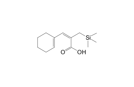 (2E)-3-(Cyclohex-1-en-1-yl)-2-[(trimethylsilyl)methyl]prop-2-enoic Acid
