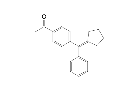 1-(4-(Cyclopentylidene(phenyl)methyl)phenyl)ethanone