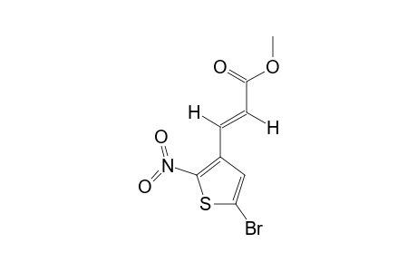 trans-5-BROMO-2-NITRO-3-THIOPHENEACRYLIC ACID, METHYL ESTER