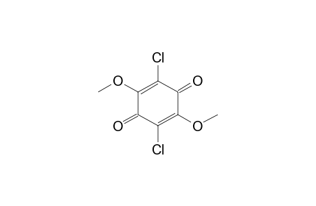 2,5-Cyclohexadiene-1,4-dione, 2,5-dichloro-3,6-dimethoxy-