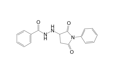 N'-(2,5-dioxo-1-phenyl-3-pyrrolidinyl)benzohydrazide