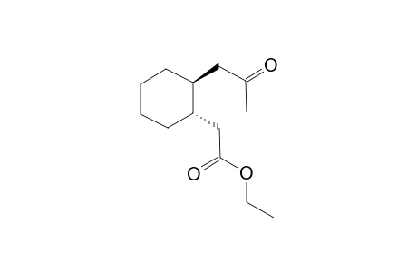 (1S,2S)-Ethyl 2-[2-(2-oxopropyl)cyclohexyl]ethanoate