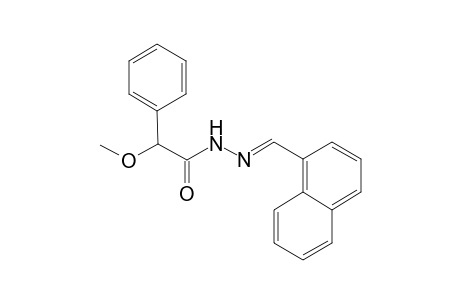 Acethydrazide, 2-methoxy-2-phenyl-N2-(1-naphthylmethylene)-