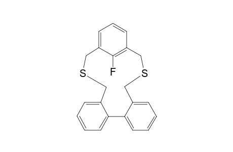 24-Fluoro-2,17-dithia[3.3]biphenyleno(2,2')(1,3)cyclophane