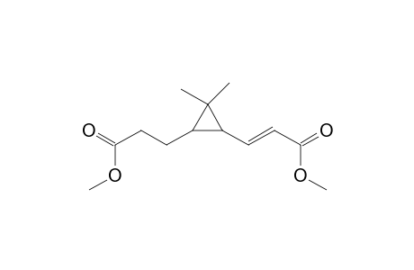 3-[3-[(E)-3-keto-3-methoxy-prop-1-enyl]-2,2-dimethyl-cyclopropyl]propionic acid methyl ester