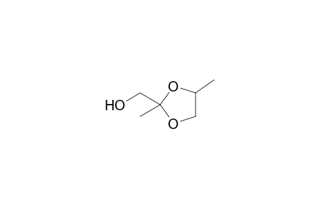 1,3-Dioxolane-2-methanol, 2,4-dimethyl-