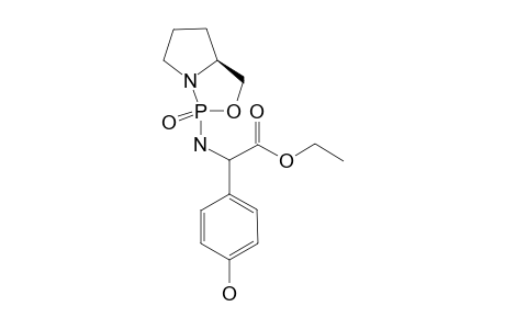 ETHYL-2-[(3AS)-1-OXO-PERHYDRO-2-LAMBDA(5)-PYRROLO-[1,2-C]-[1,3,2]-OXAZAPHOSPHOL-2-YL]-AMINO-2-(4-HYDROXYPHENYL)-ACETATE