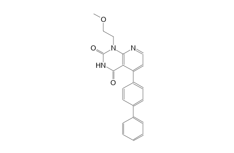 pyrido[2,3-d]pyrimidine-2,4(1H,3H)-dione, 5-[1,1'-biphenyl]-4-yl-1-(2-methoxyethyl)-