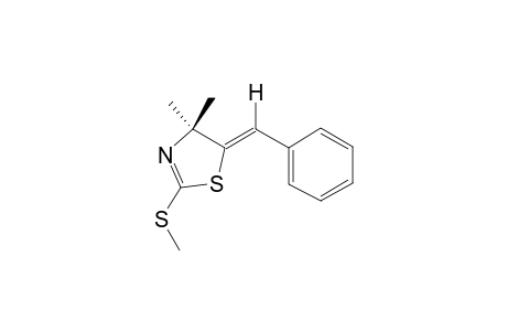 (Z)-4,5-DIHYDRO-4,4-DIMETHYL-2-(METHYLTHIO)-5-(PHENYLMETHYLIDEN)-1,3-THIAZOLE