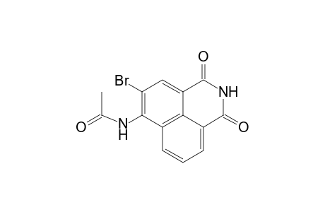 N-(3-bromo-2,3-dihydro-1,3-dioxo-1H-benz[de]isoquinoline-6-yl)acetamide