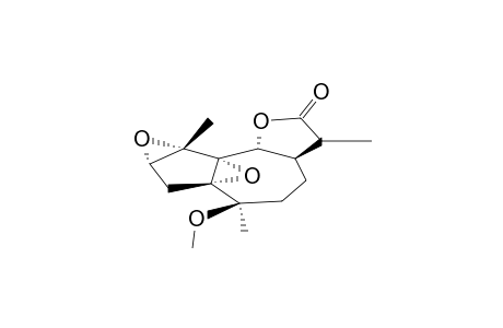 1A,5A; 3A,4A BISEPOXY-10B-METHOXY-11AH-GUAIAN-12,6A-OLIDE