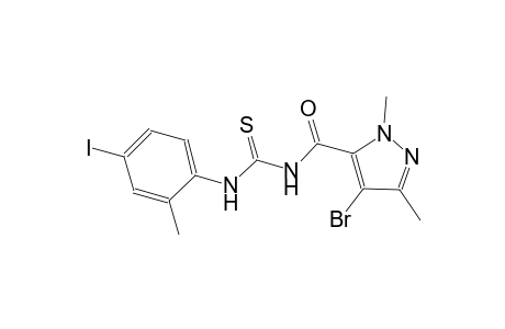 N-[(4-bromo-1,3-dimethyl-1H-pyrazol-5-yl)carbonyl]-N'-(4-iodo-2-methylphenyl)thiourea