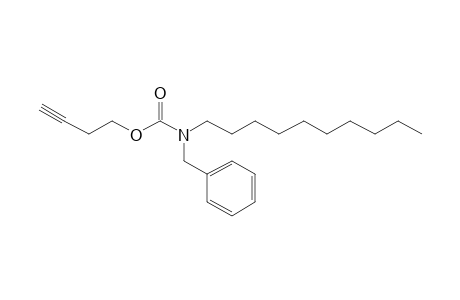 Carbonic acid, monoamide, N-benzyl-N-decyl-, but-3-yn-1-yl ester