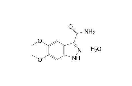 5,6-dimethoxy-1H-indazole-3-carboxamide, hydrated