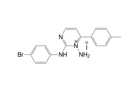 1-Amino-2-(4-bromophenyl)amino-4-(4-methylphenyl)pyrimidinium Iodide