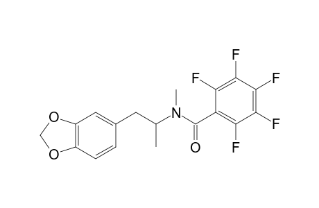 N-(1-(benzo[d][1,3]dioxol-5-yl)propan-2-yl)-2,3,4,5,6-pentafluoro-N-methylbenzamide