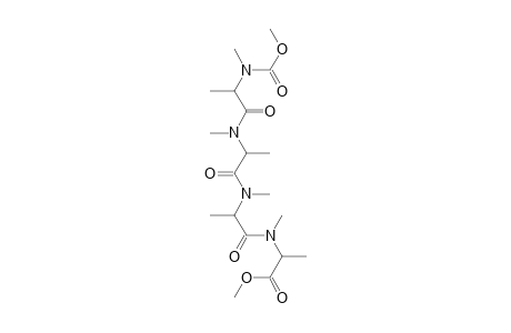 ala-ala-ala-ala, N,N',N'',N'''-tetramethyl-N-(methoxycarbonyl)-, methyl ester (isomer 2)