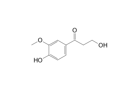 3-hydroxy-1-(4-hydroxy-3-methoxy-phenyl)propan-1-one