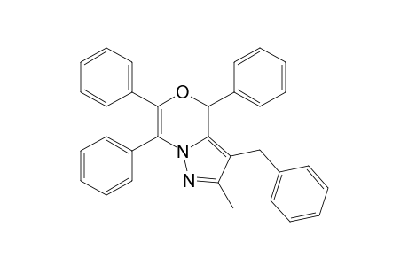 3-Benzyl-2-methyl-4,6,7-triphenyl-4H-pyrazolo[5,1-c][1,4]oxazine